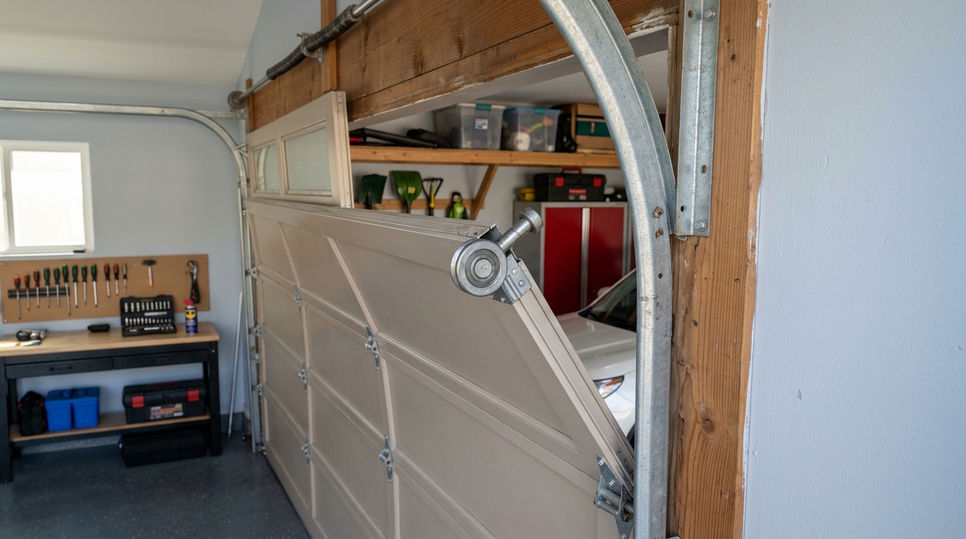 Off Track Garage Door San Bruno service photo